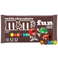 M&M's Milk Chocolate Fun Size Candy Bags (10.53oz)