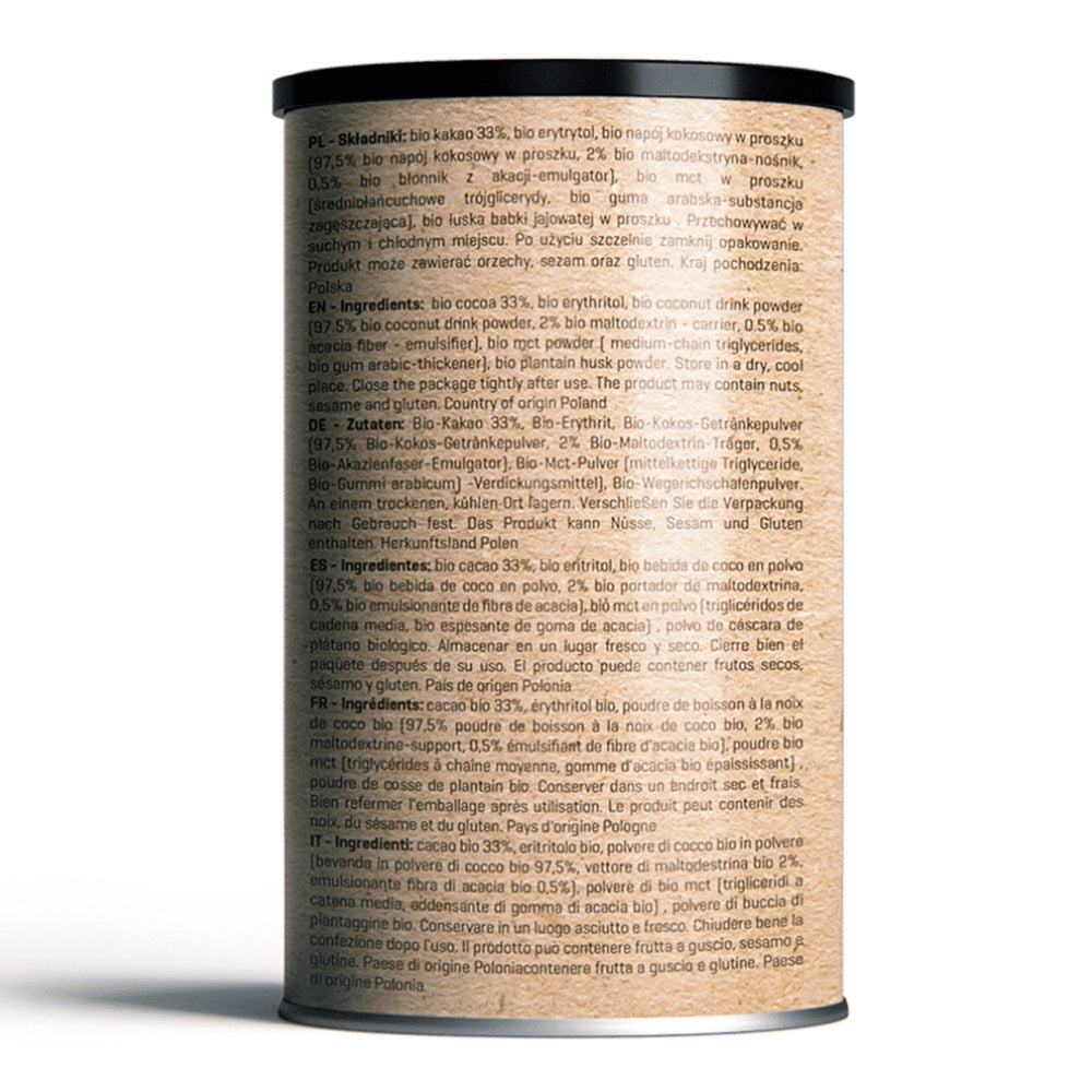 Diet-Food Bio Keto hot chocolate - tube 200g