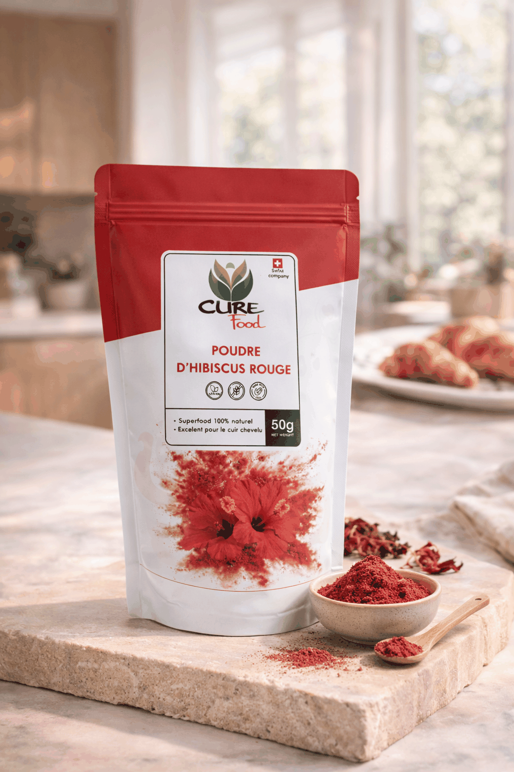 Red Hibiscus Powder