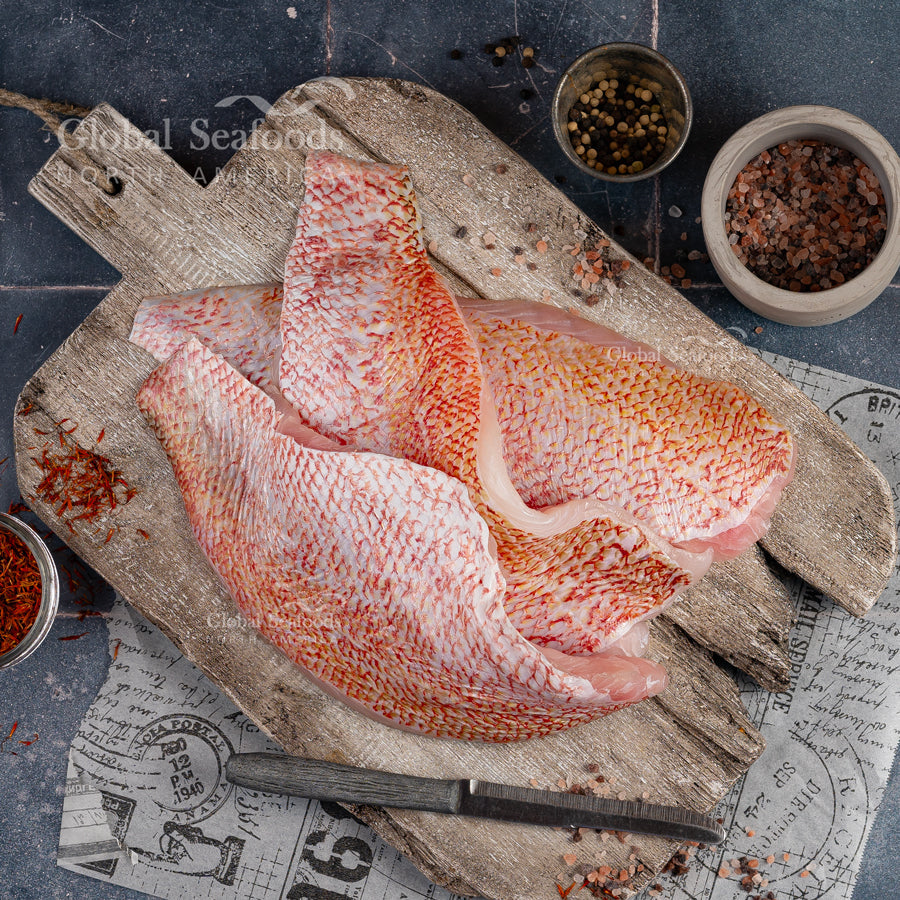 Buy Caribbean Red Snapper Fillets – Wild-Caught, Skin-On