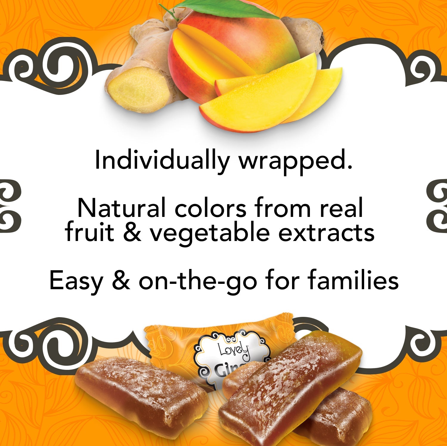 Mango Ginger Chews
