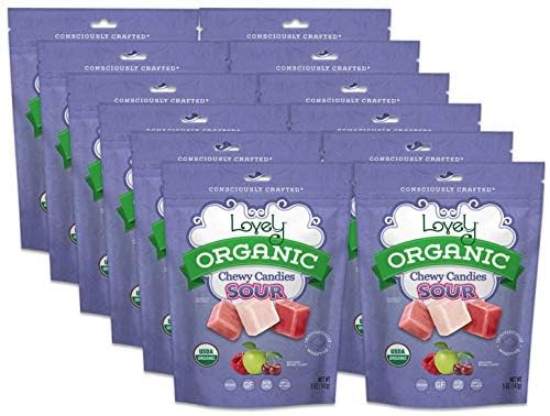 Organic Sour Chewy Candies