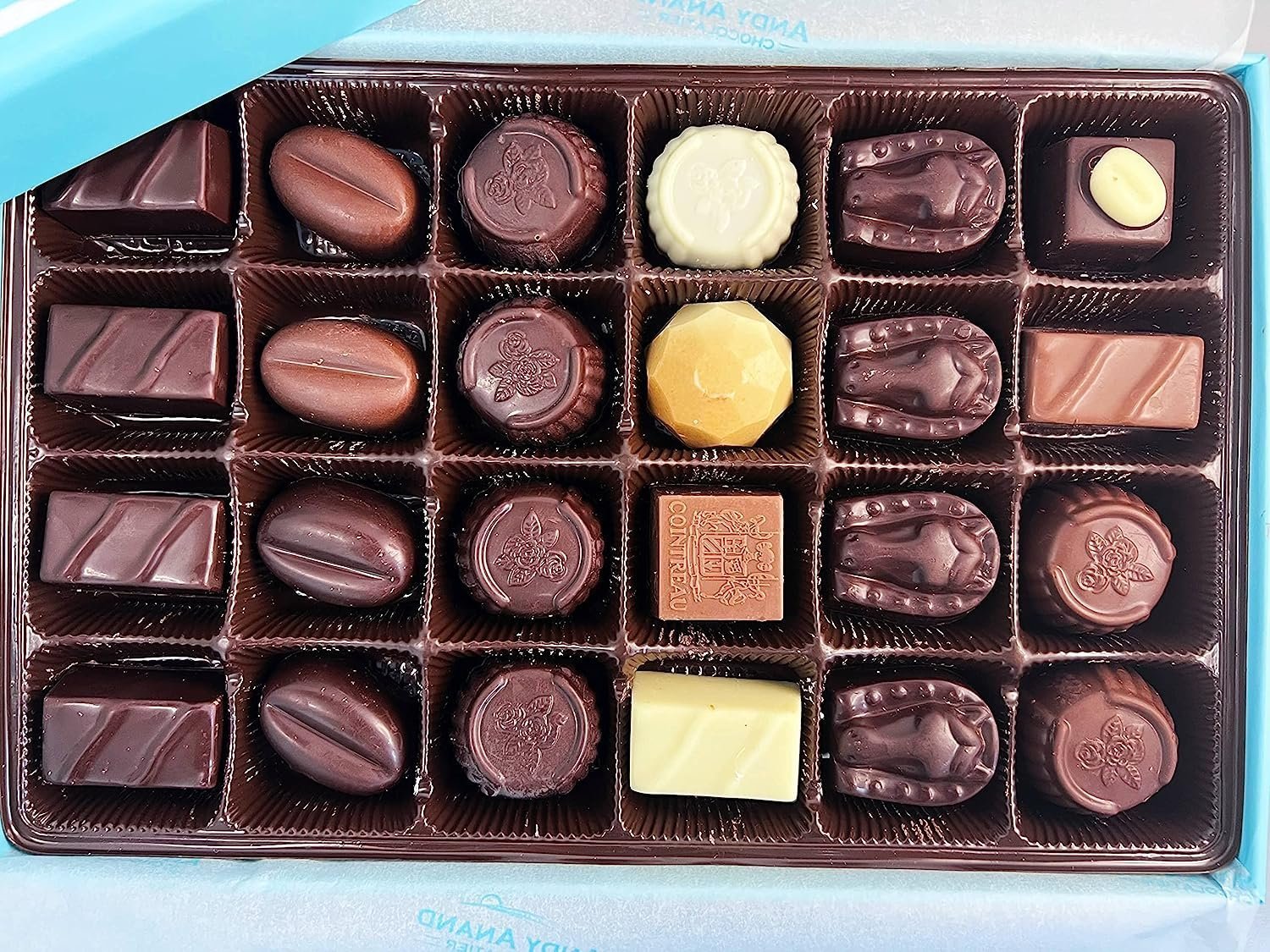 Andy Anand Sugar-Free Chef Collection Belgian Chocolate Truffles, 15 pc – 60% Cacao, Diabetic-Friendly, Birthday & Valentine's Gift Box