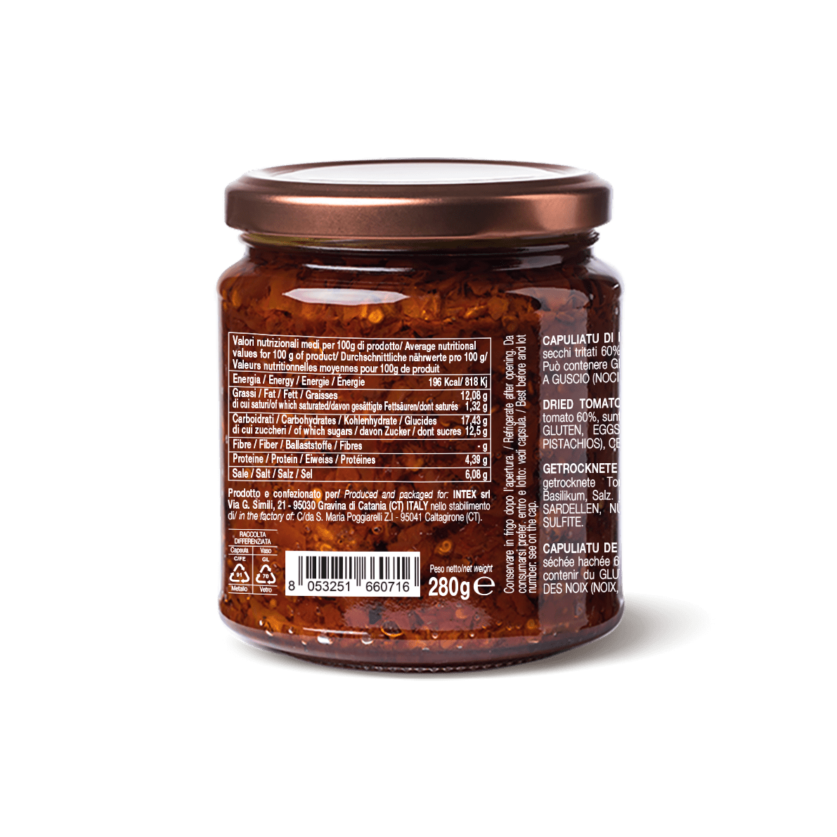 Capuliatu di pomodoro secco Bio