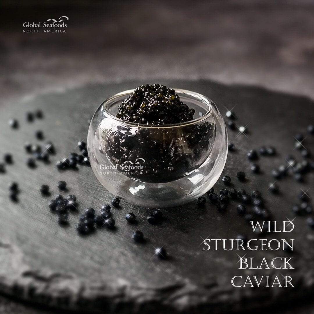 Sturgeon Caviar - Premium Hackleback Caviar from Global Seafoods