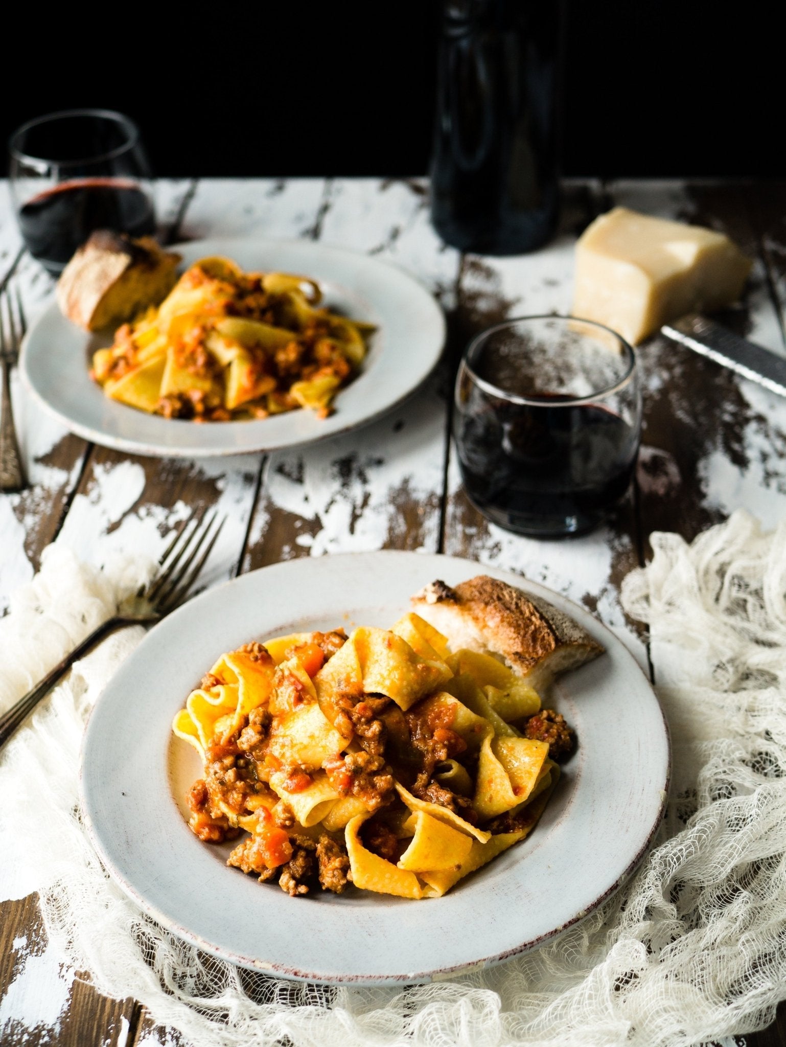 Hand Cut Fresh Pappardelle Pasta